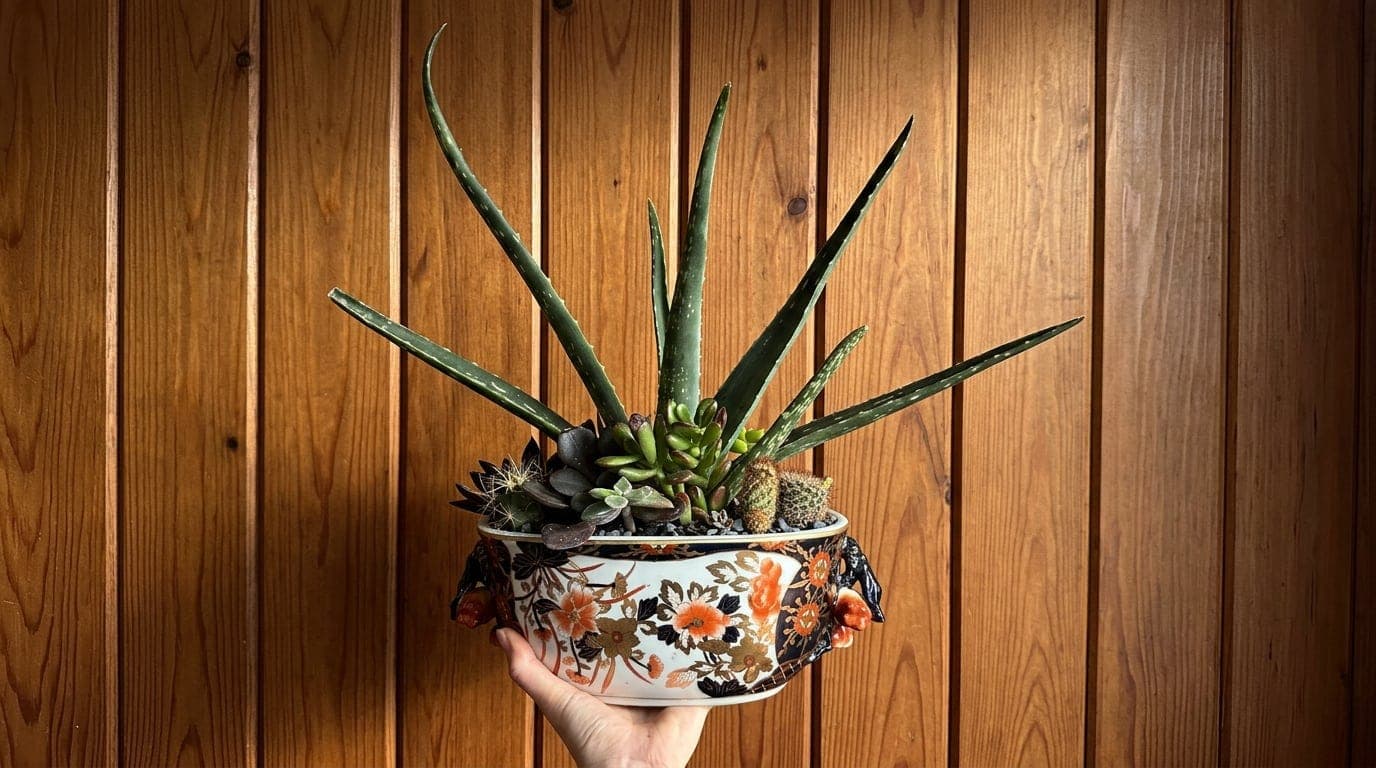 Custom succulent arrangement