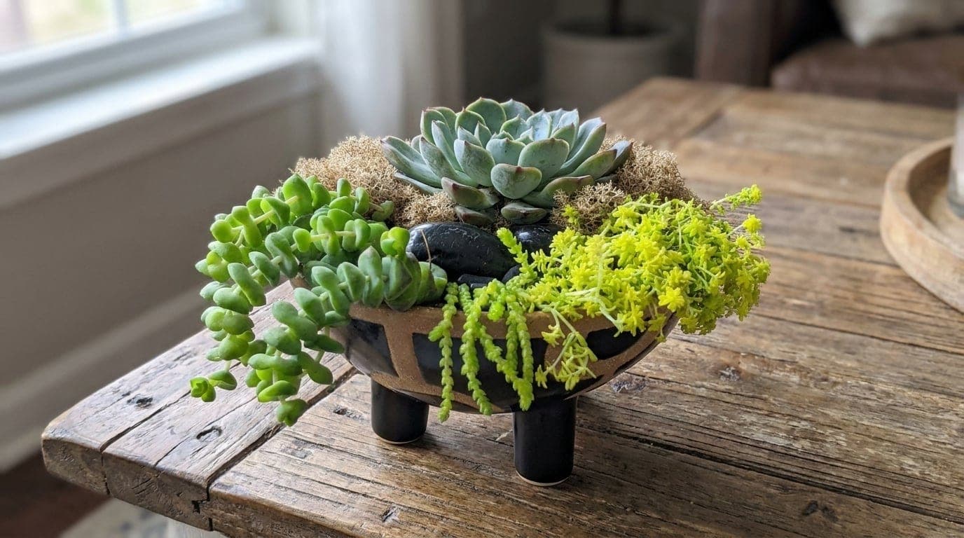 Custom succulent arrangement
